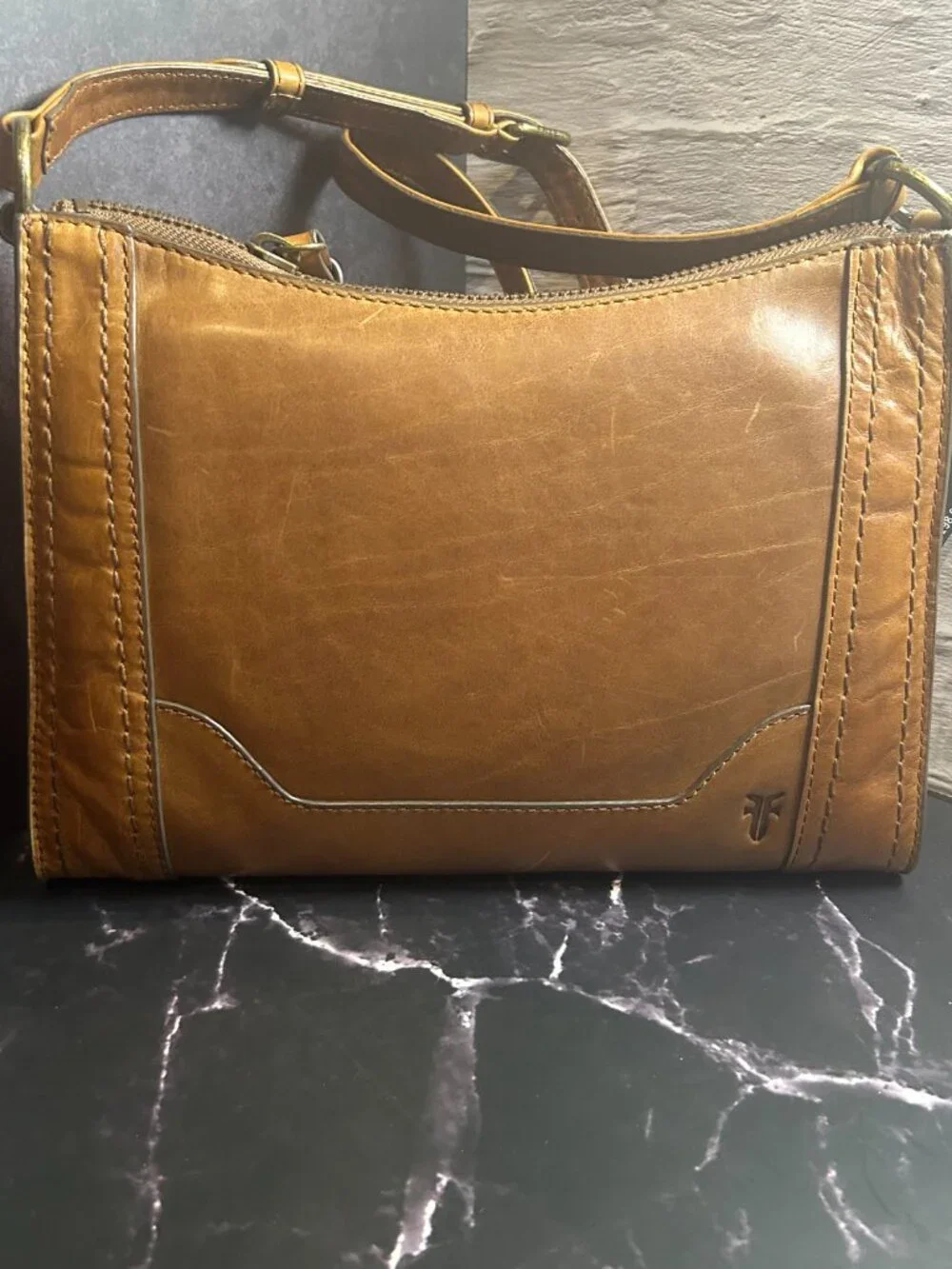 FRYE MELISSA ZIP CROSSBODY